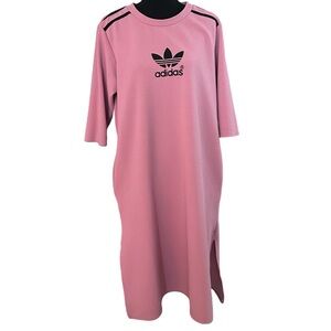 Adidas by Ton & Tang polyester woman’s size large pink dresss
